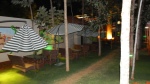 Outdoor dining area at Jal Mahal Resort, Mysore